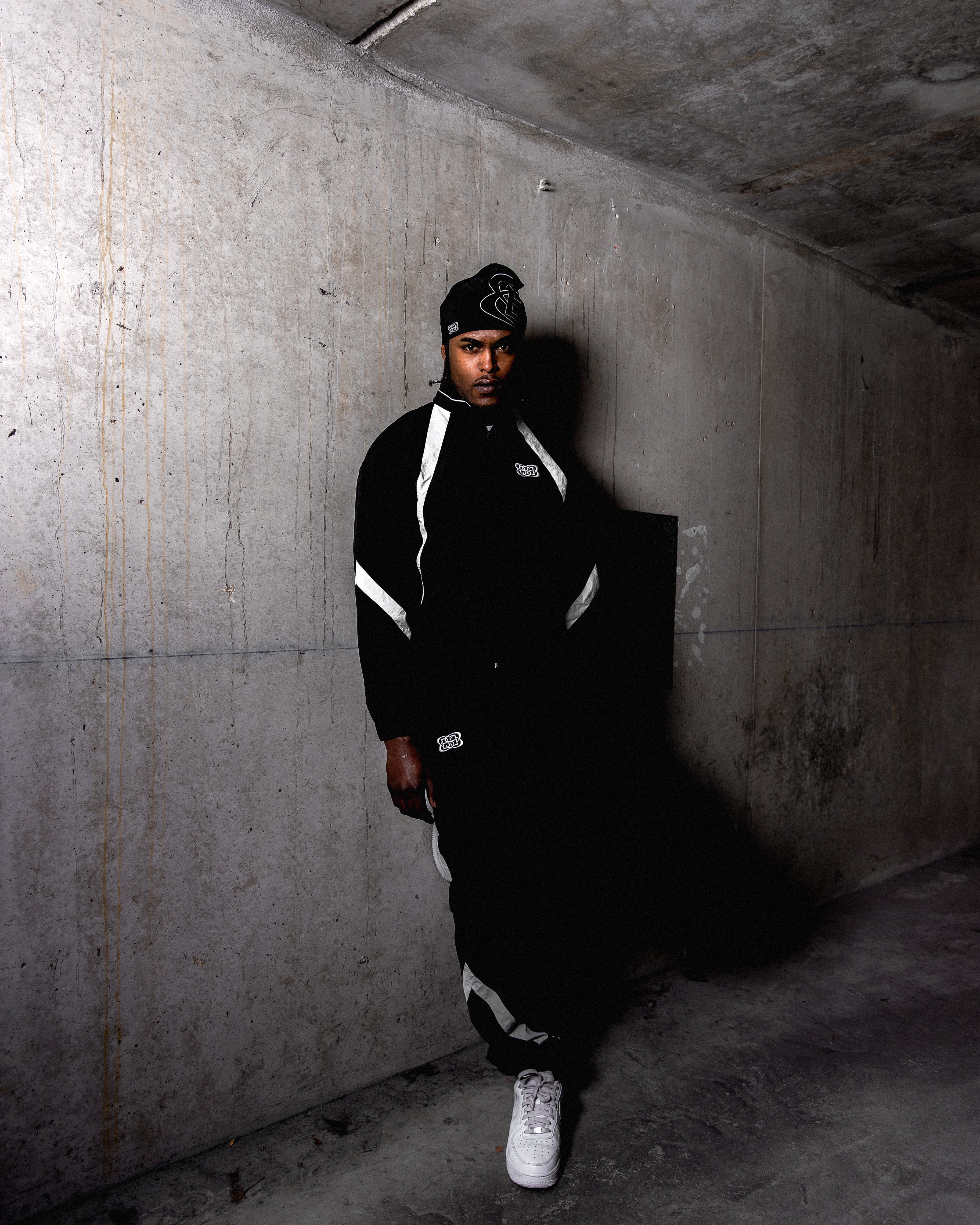 PANTS TRACKSUIT BLACK/WHITE