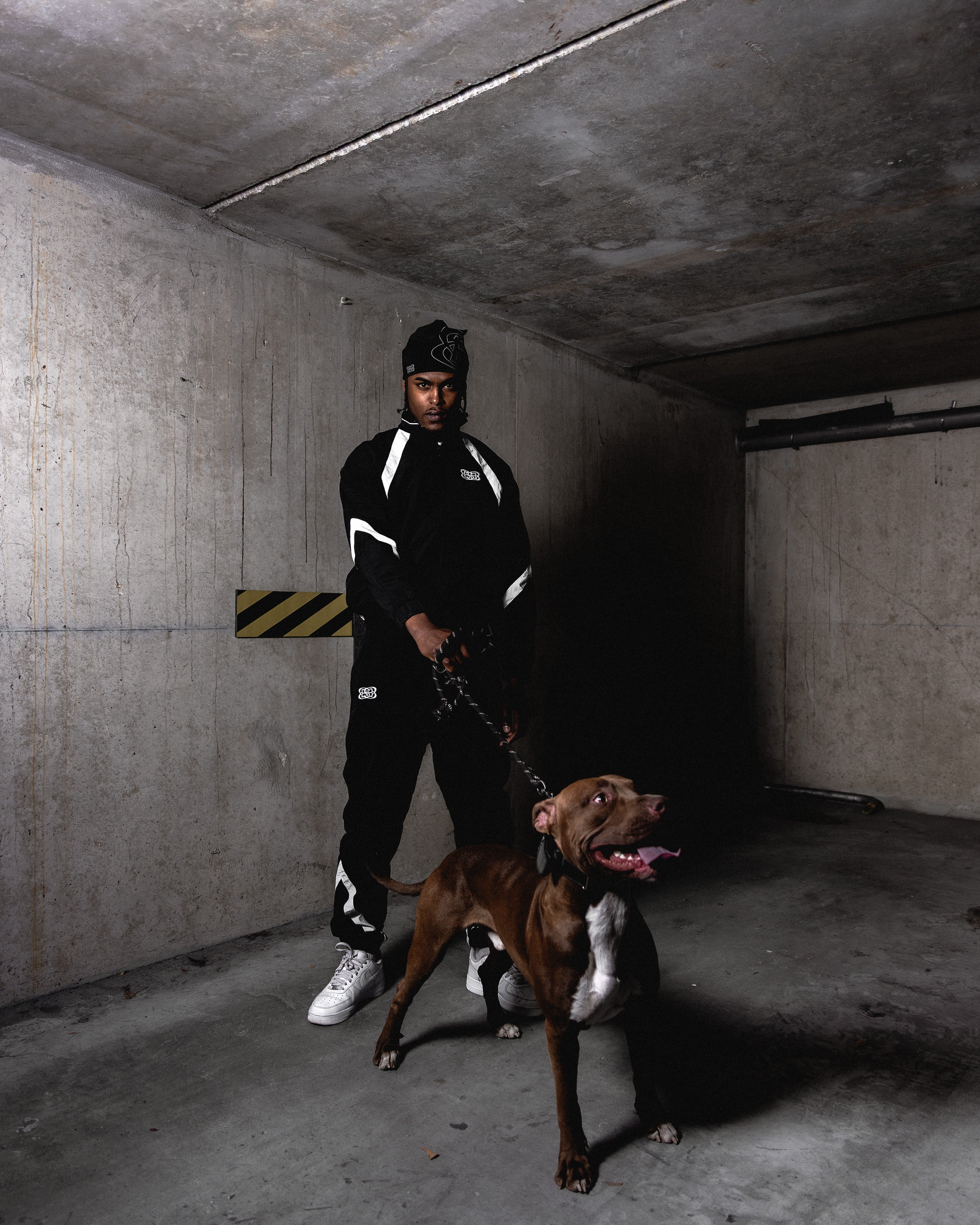 ENSEMBLE TRACKSUIT BLACK/WHITE