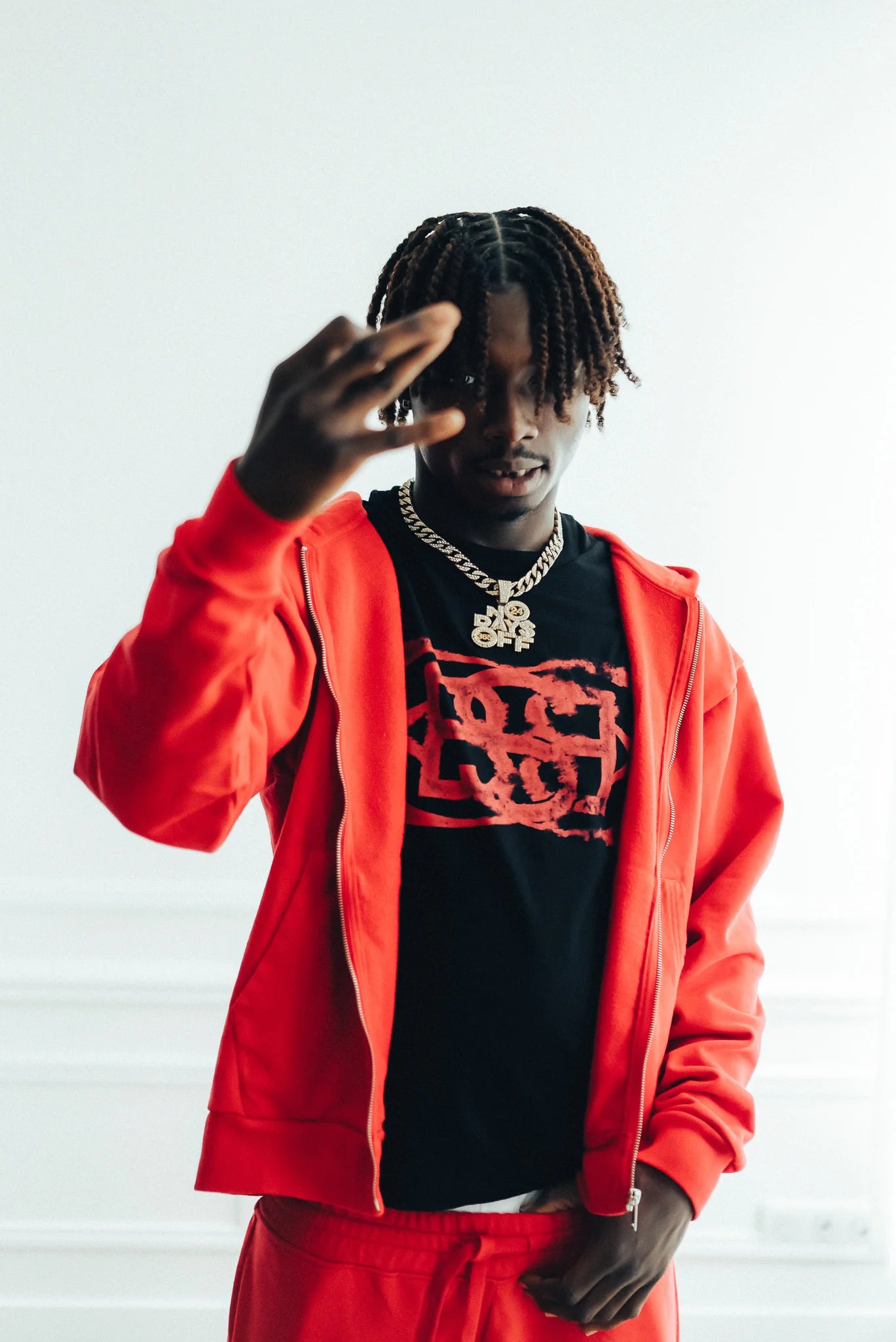 TEE SHIRT RED CYCLONE