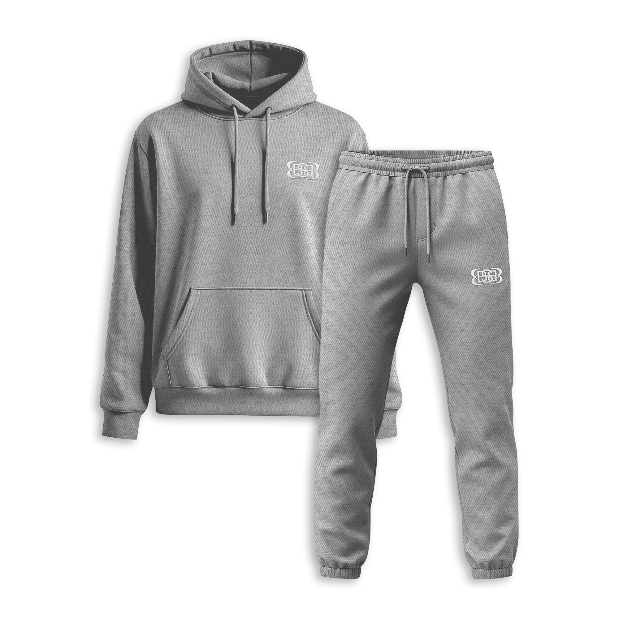 ENSEMBLE GRIS SWEAT & PANTS