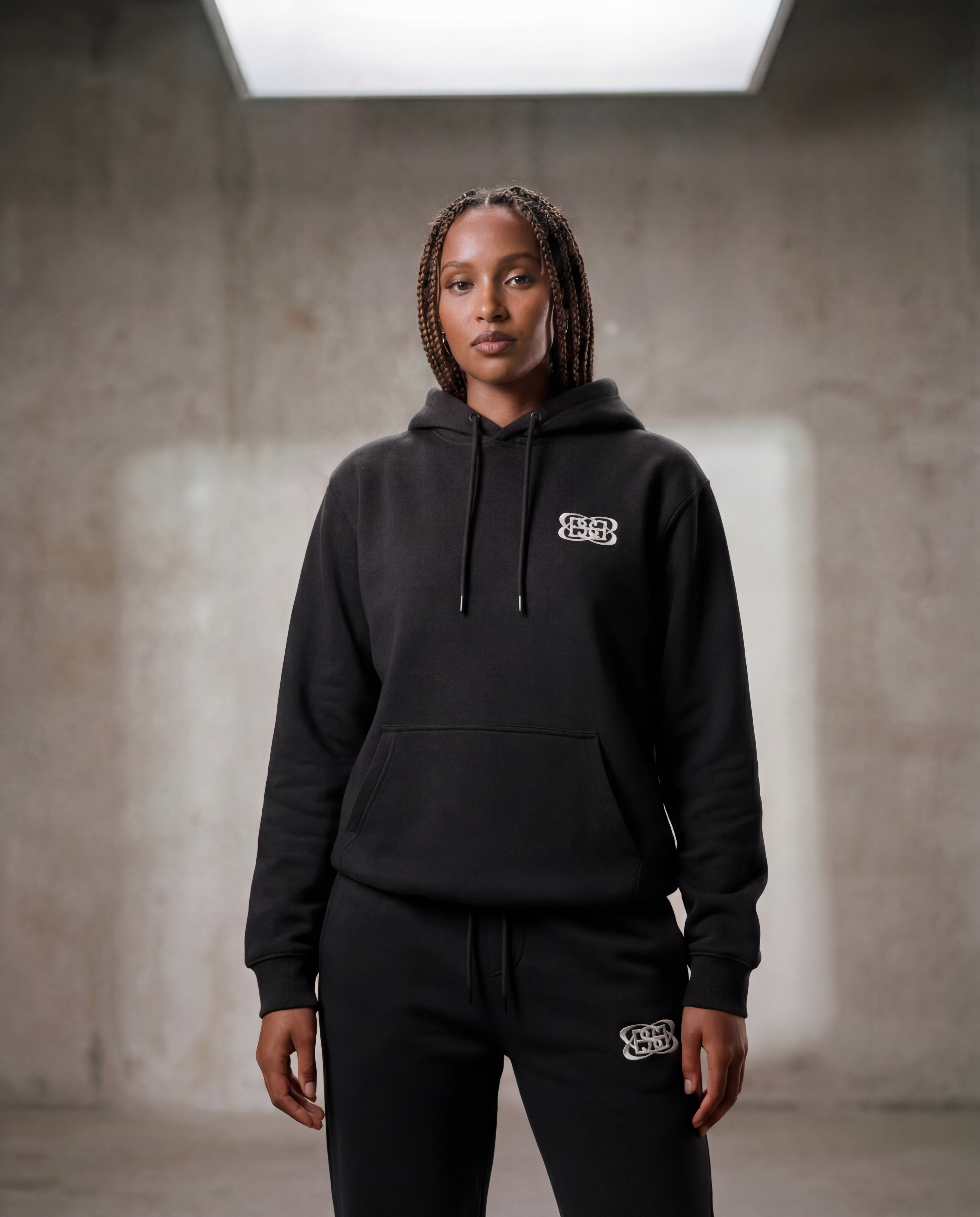 SWEAT À CAPUCHE NOIR