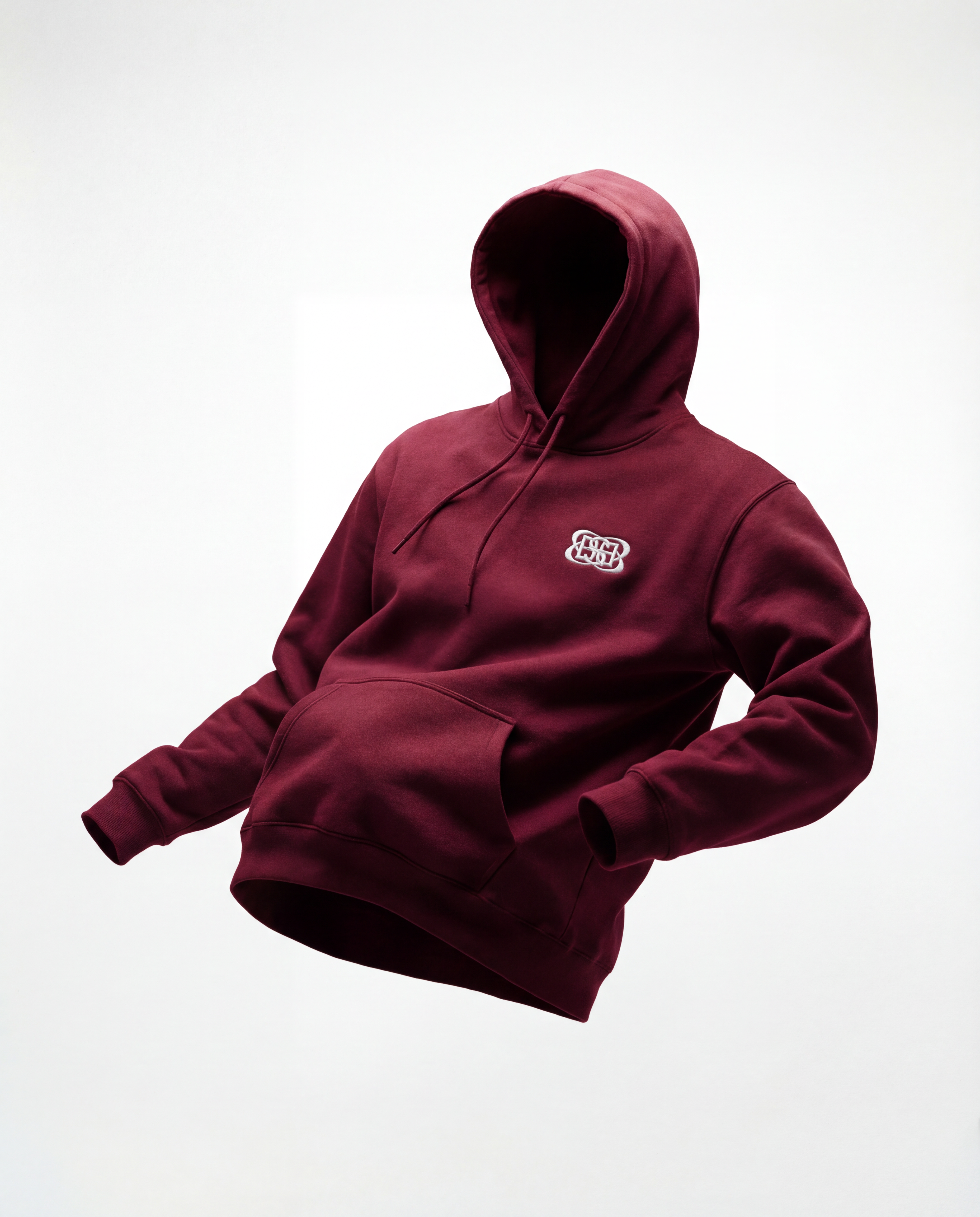SWEAT À CAPUCHE BORDEAUX