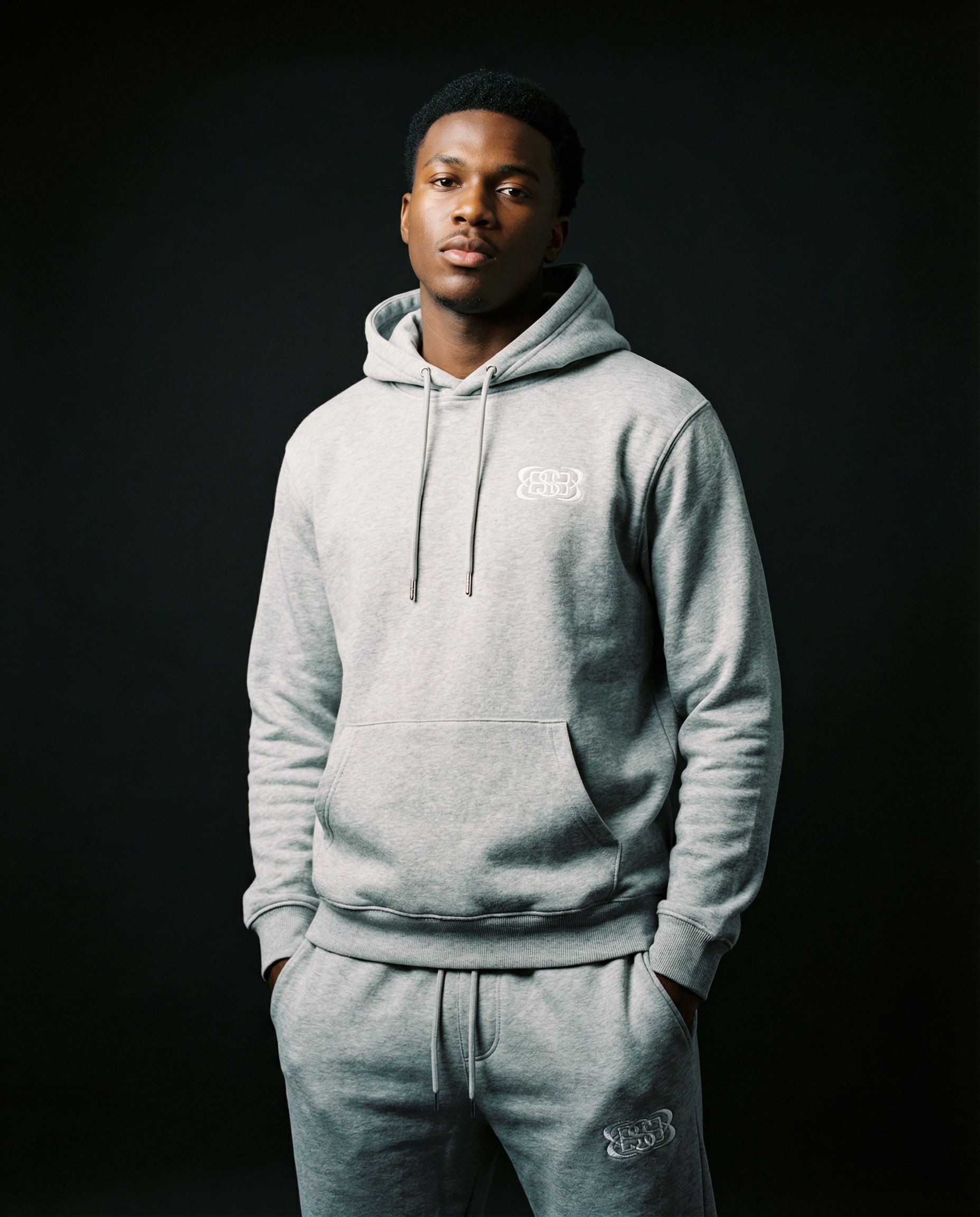 SWEAT À CAPUCHE GRIS