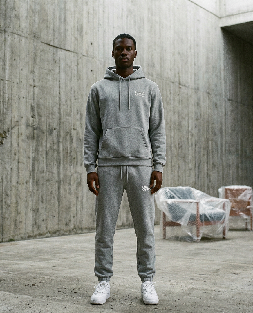 ENSEMBLE GRIS SWEAT & PANTS