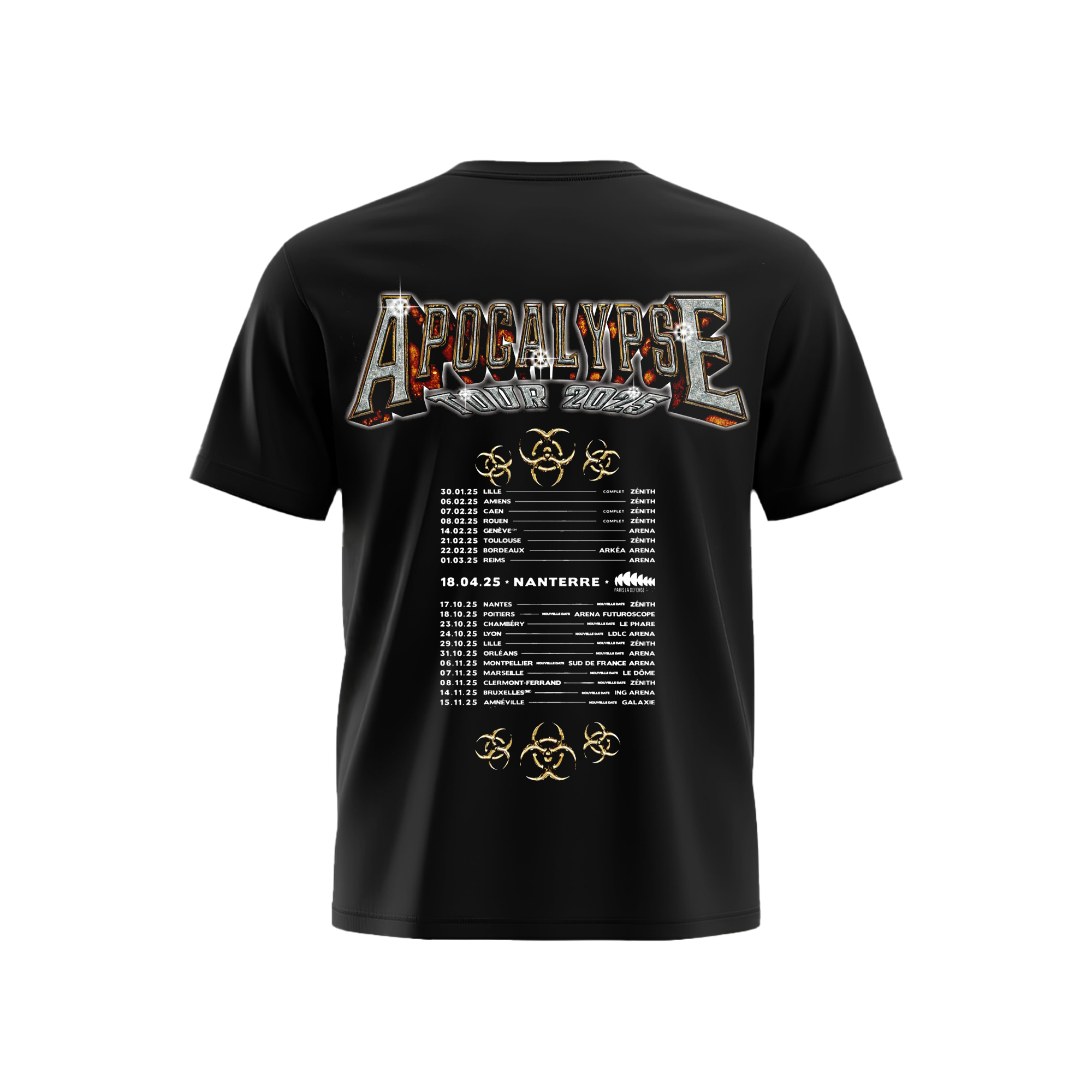 TEE SHIRT APOCALYPSE TOUR