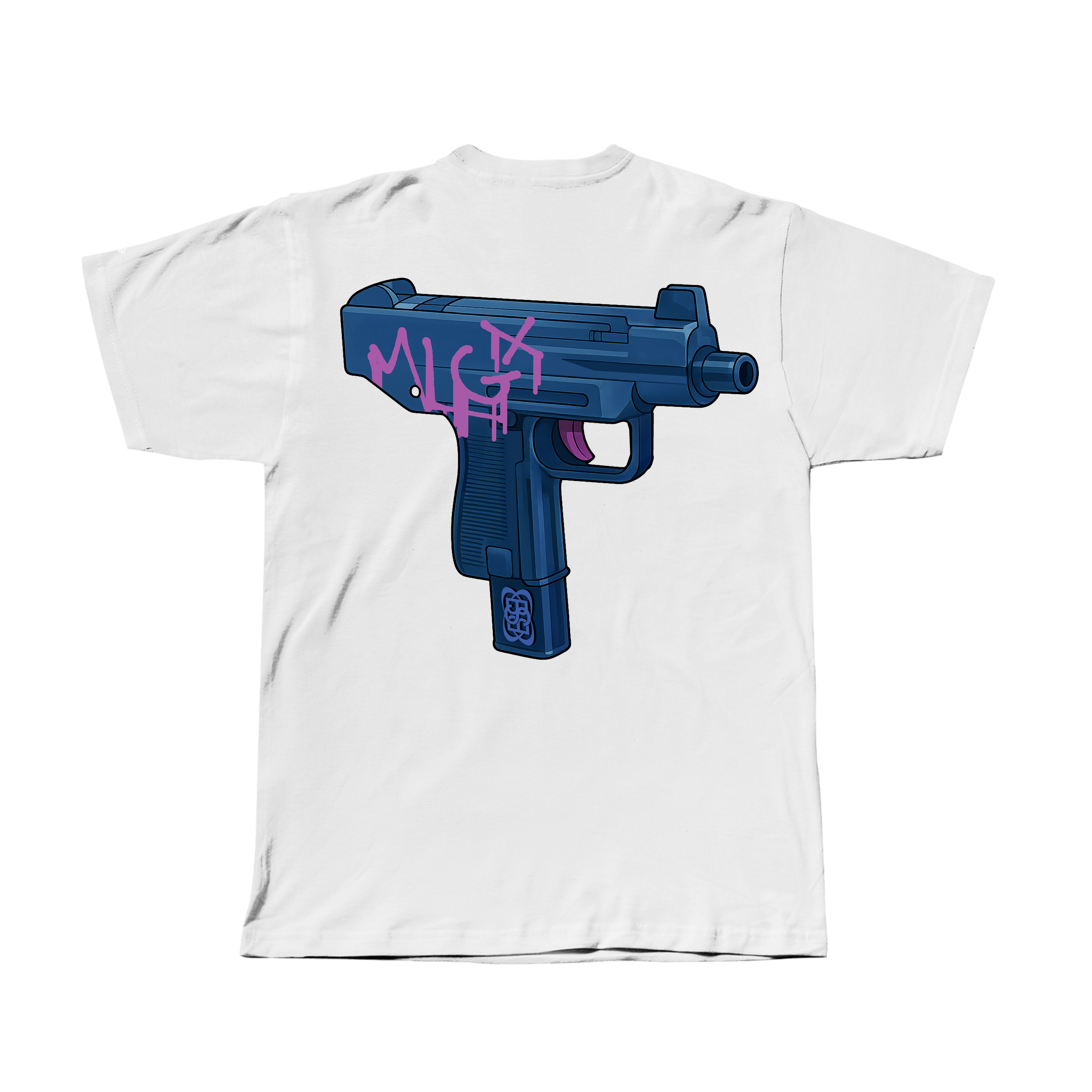TEE SHIRT BLUE GUN