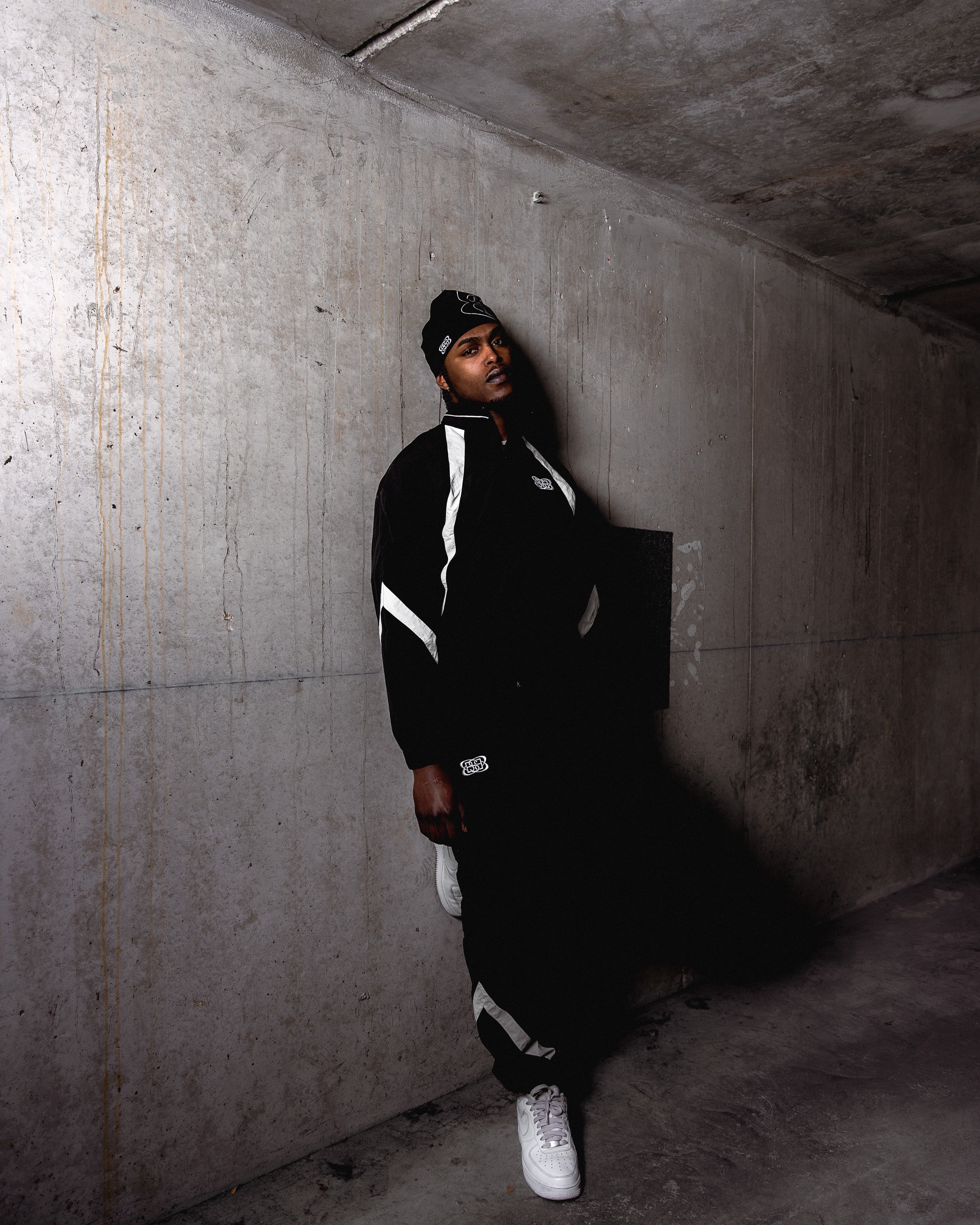 PANTS TRACKSUIT BLACK/WHITE
