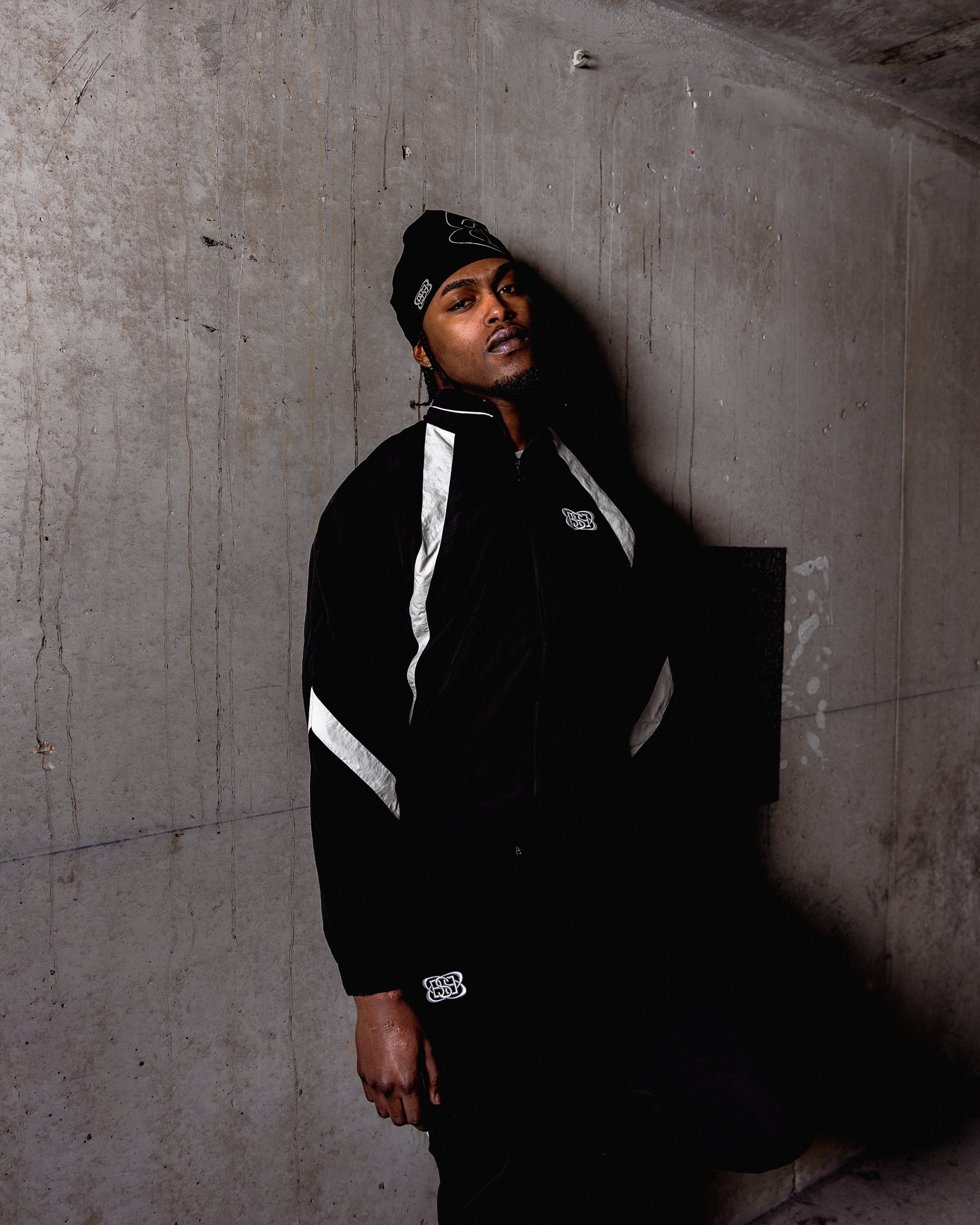 ENSEMBLE TRACKSUIT BLACK/WHITE