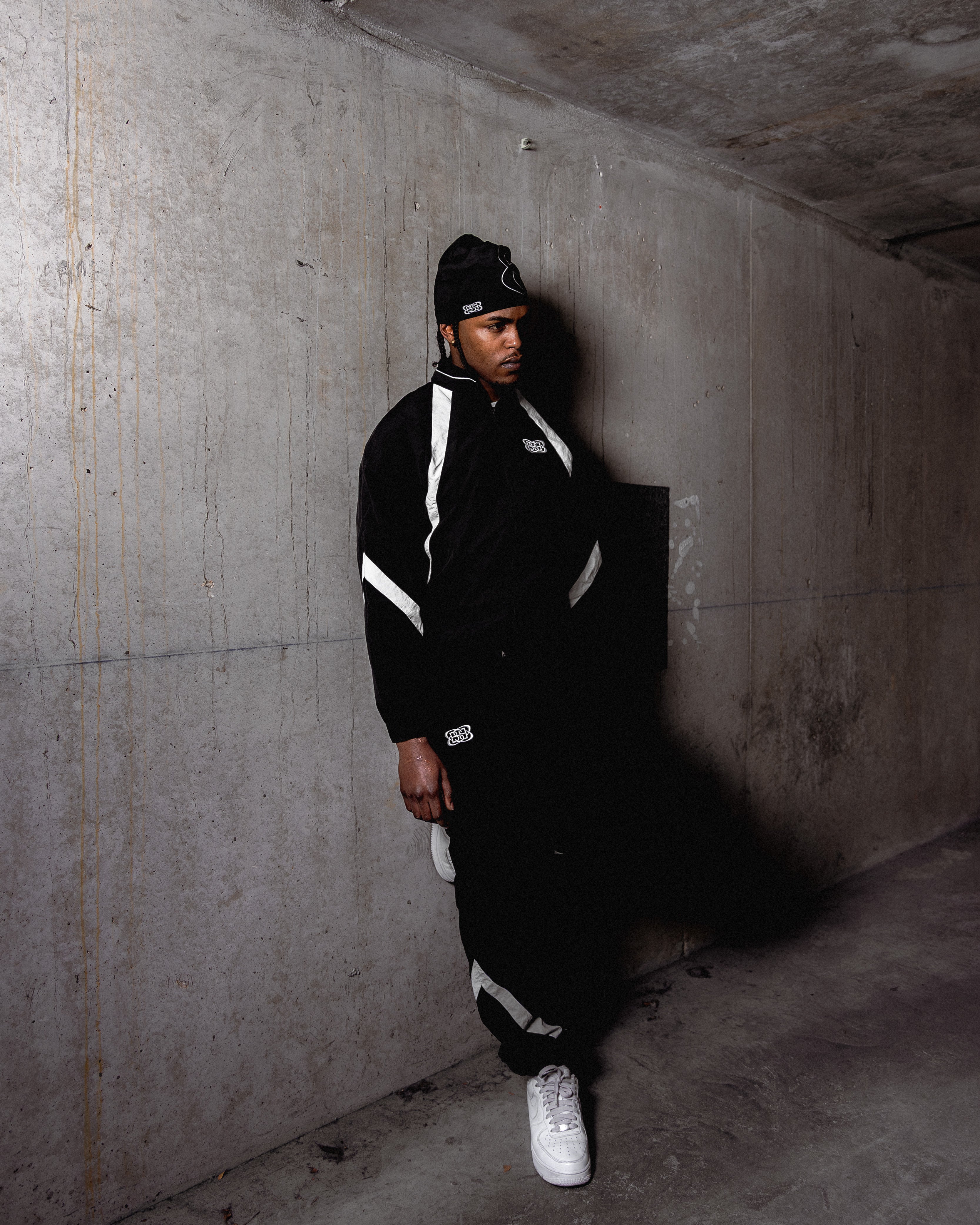 VESTE TRACKSUIT BLACK/WHITE