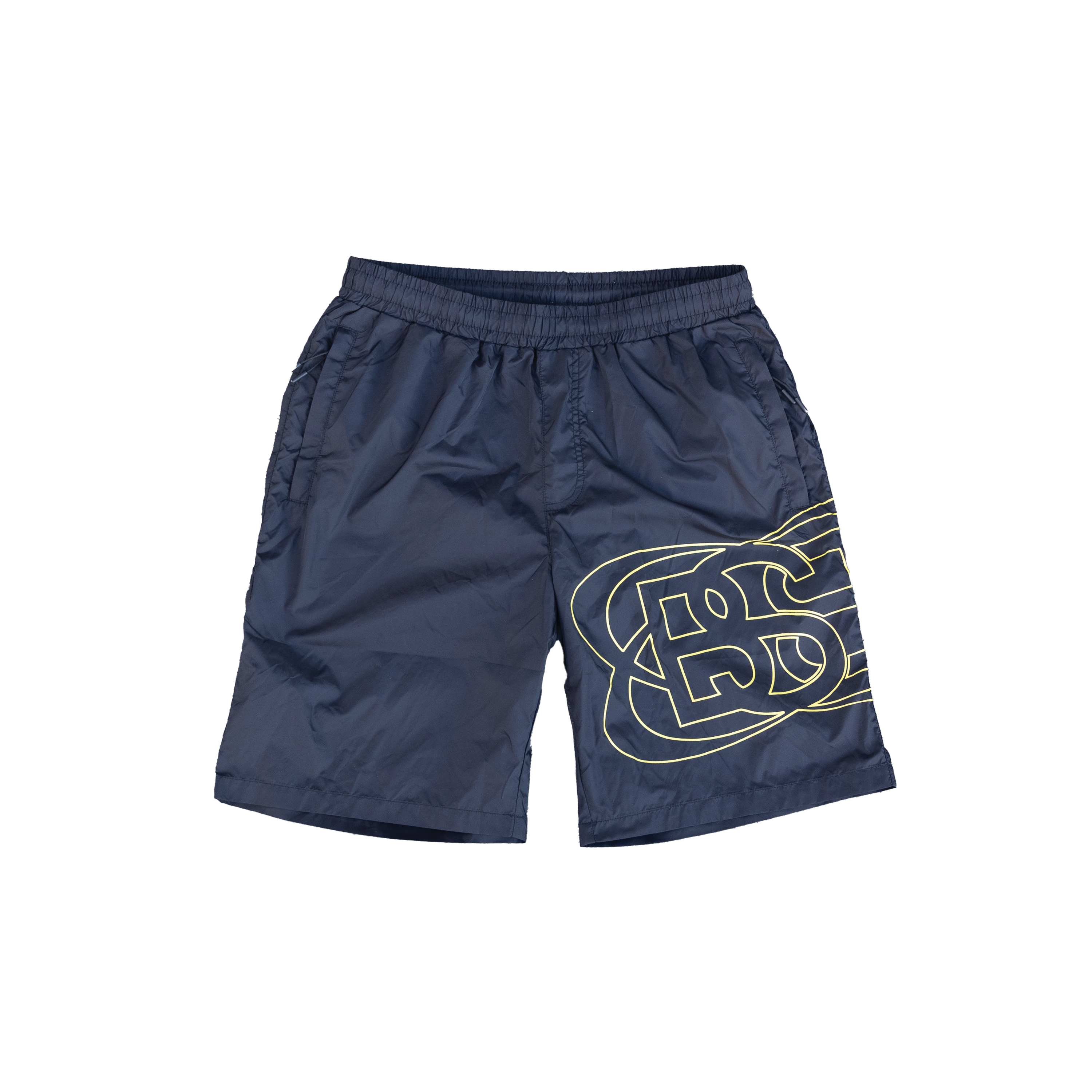 SHORT DE BAIN BLACK & YELLOW