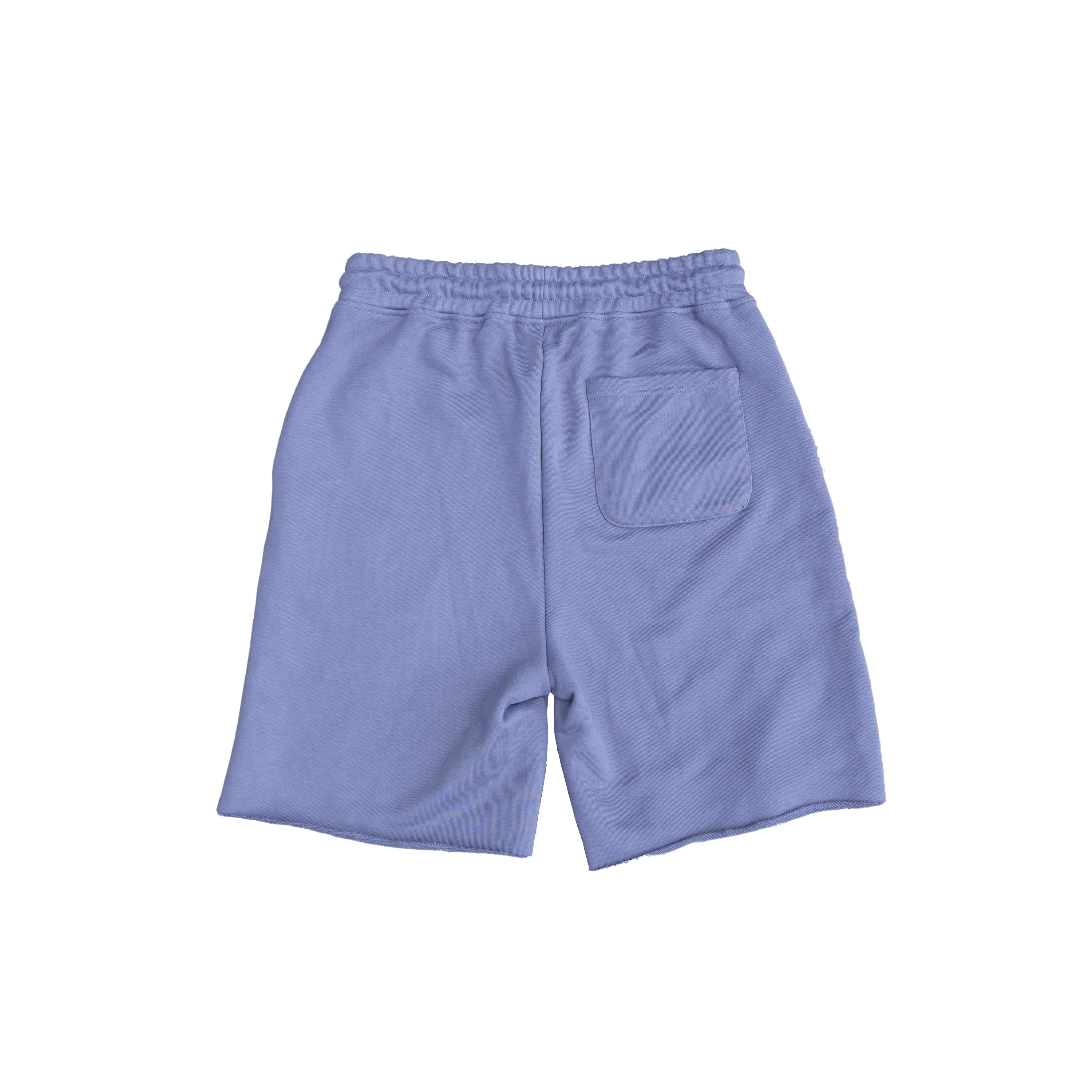 SHORT BLUE PUFF PRINT