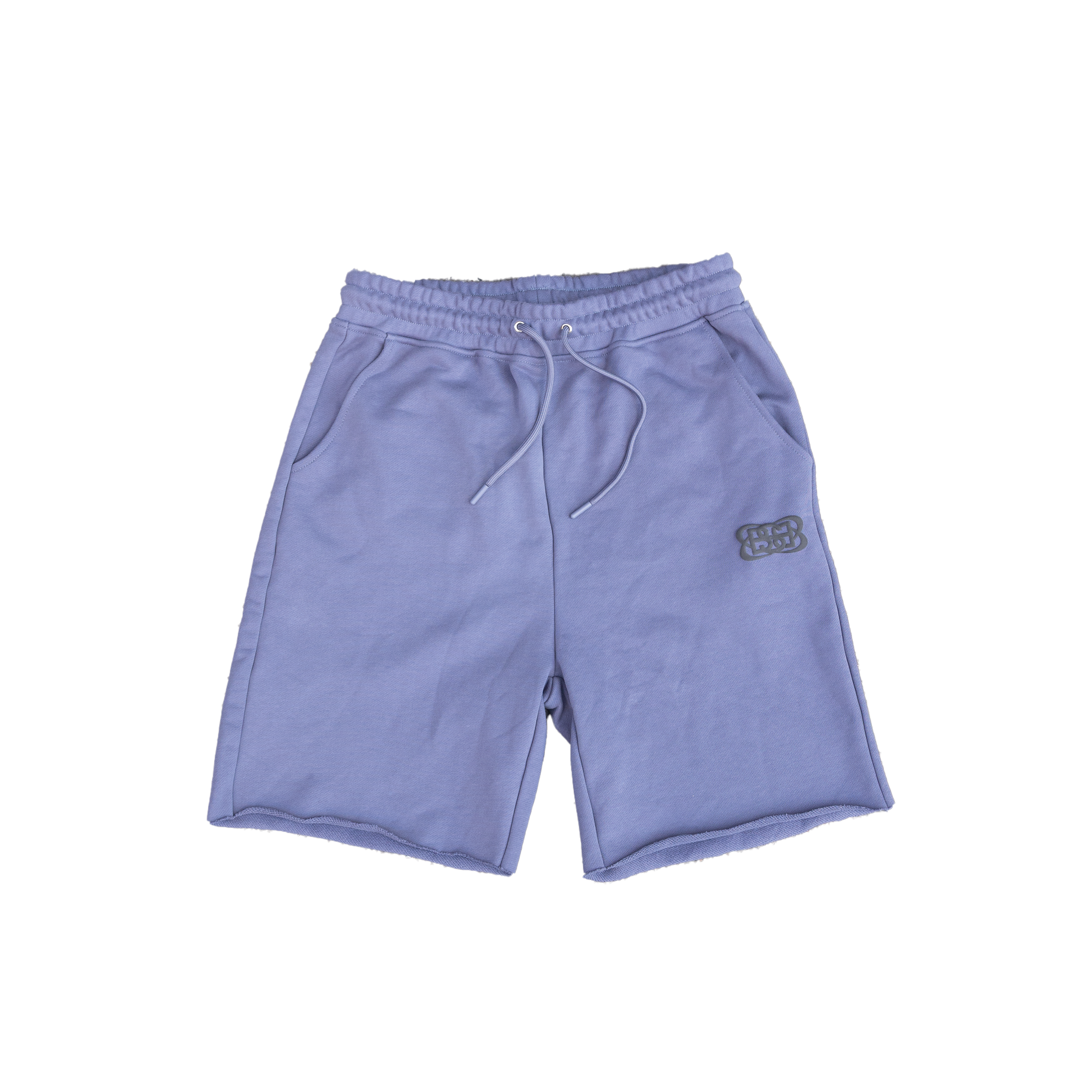 SHORT BLUE PUFF PRINT