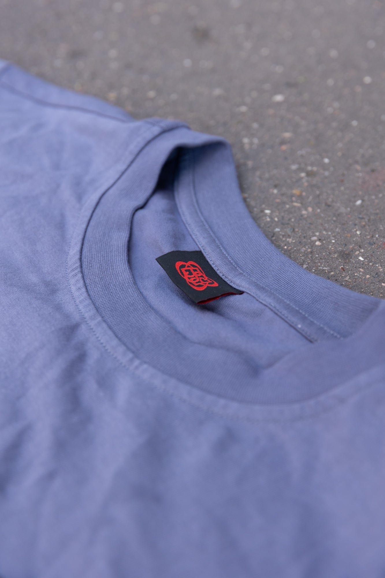 TEE SHIRT BLUE PUFF PRINT