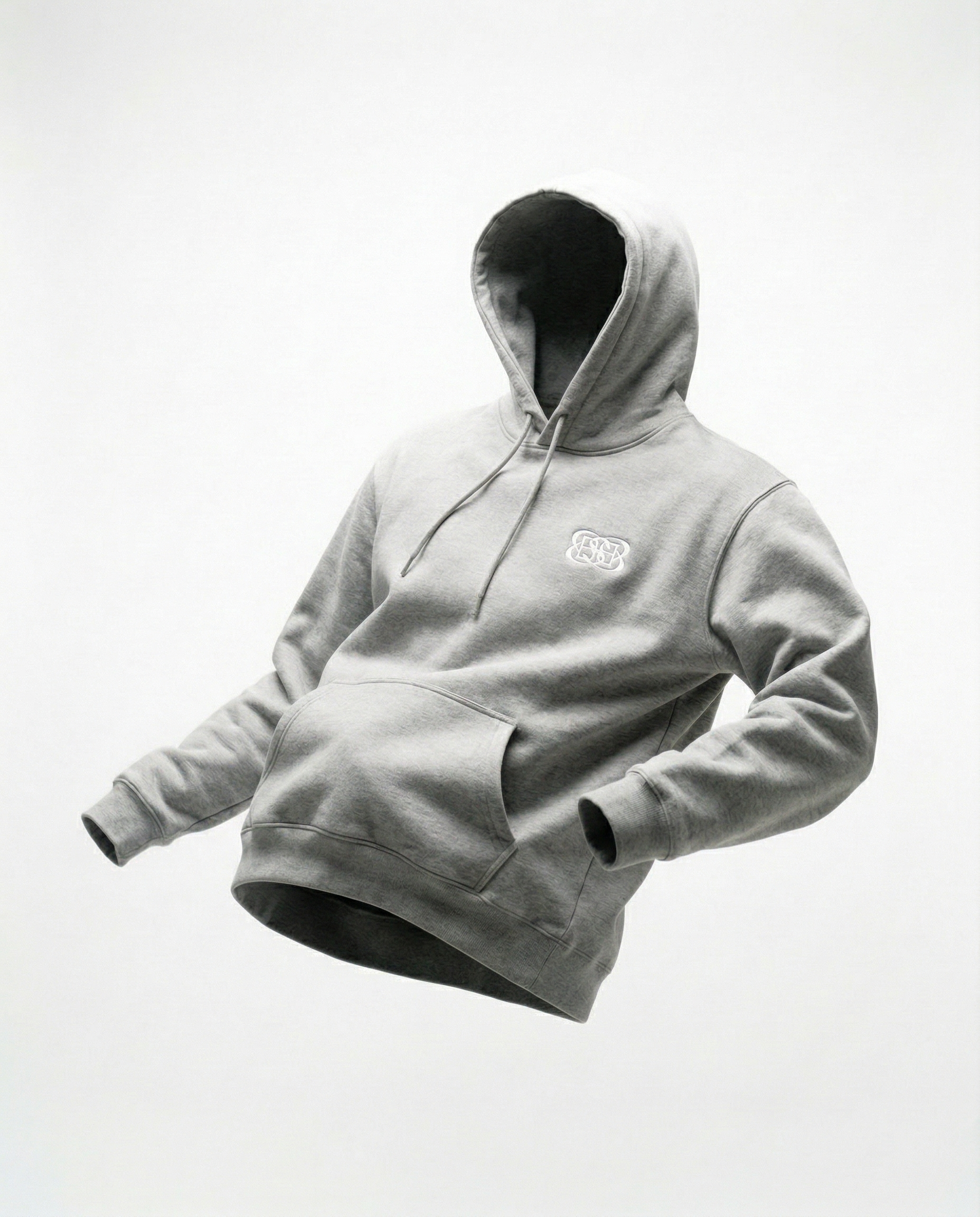 SWEAT À CAPUCHE GRIS