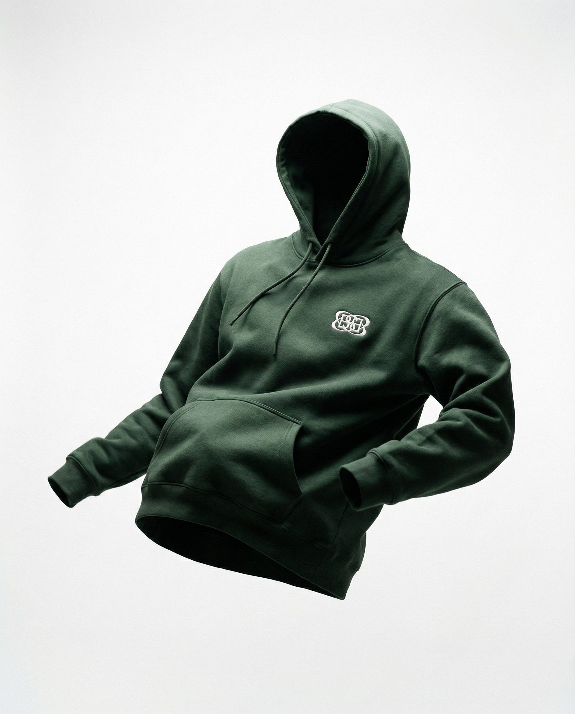 SWEAT À CAPUCHE KAKI