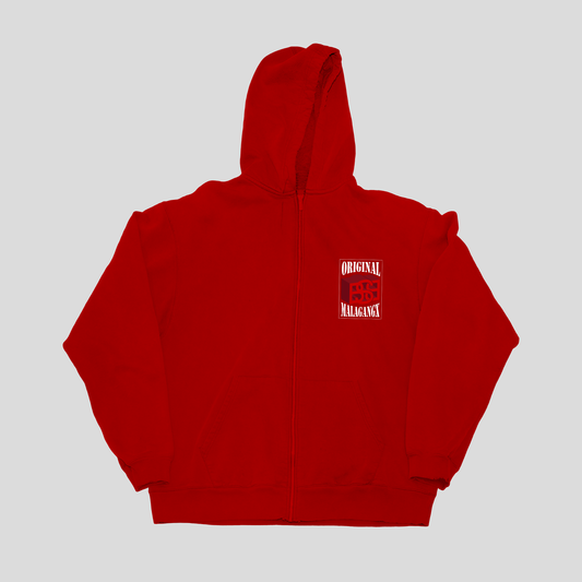 SWEAT ZIPPÉ À CAPUCHE RED