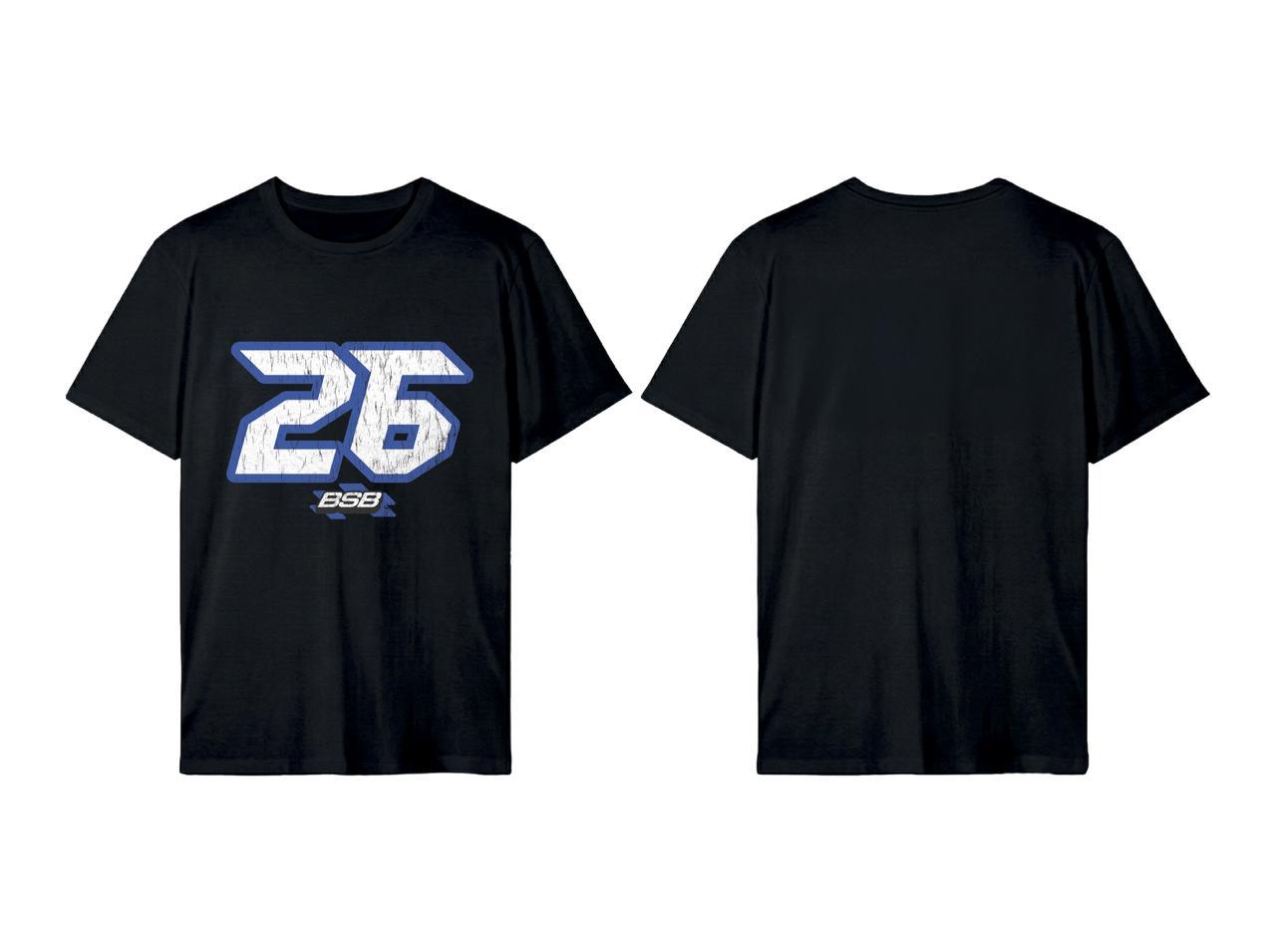 TEE SHIRT BLACK MOTORSPORT 26