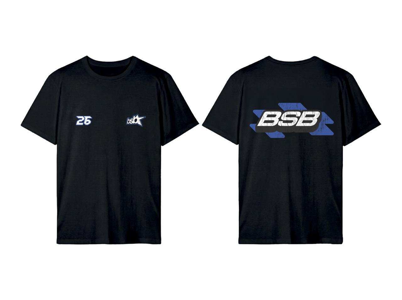 TEE SHIRT BLACK MOTORSPORT BSB