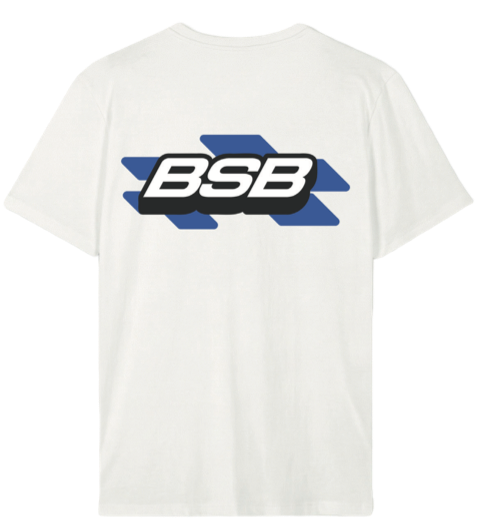 TEE SHIRT WHITE MOTORSPORT BSB