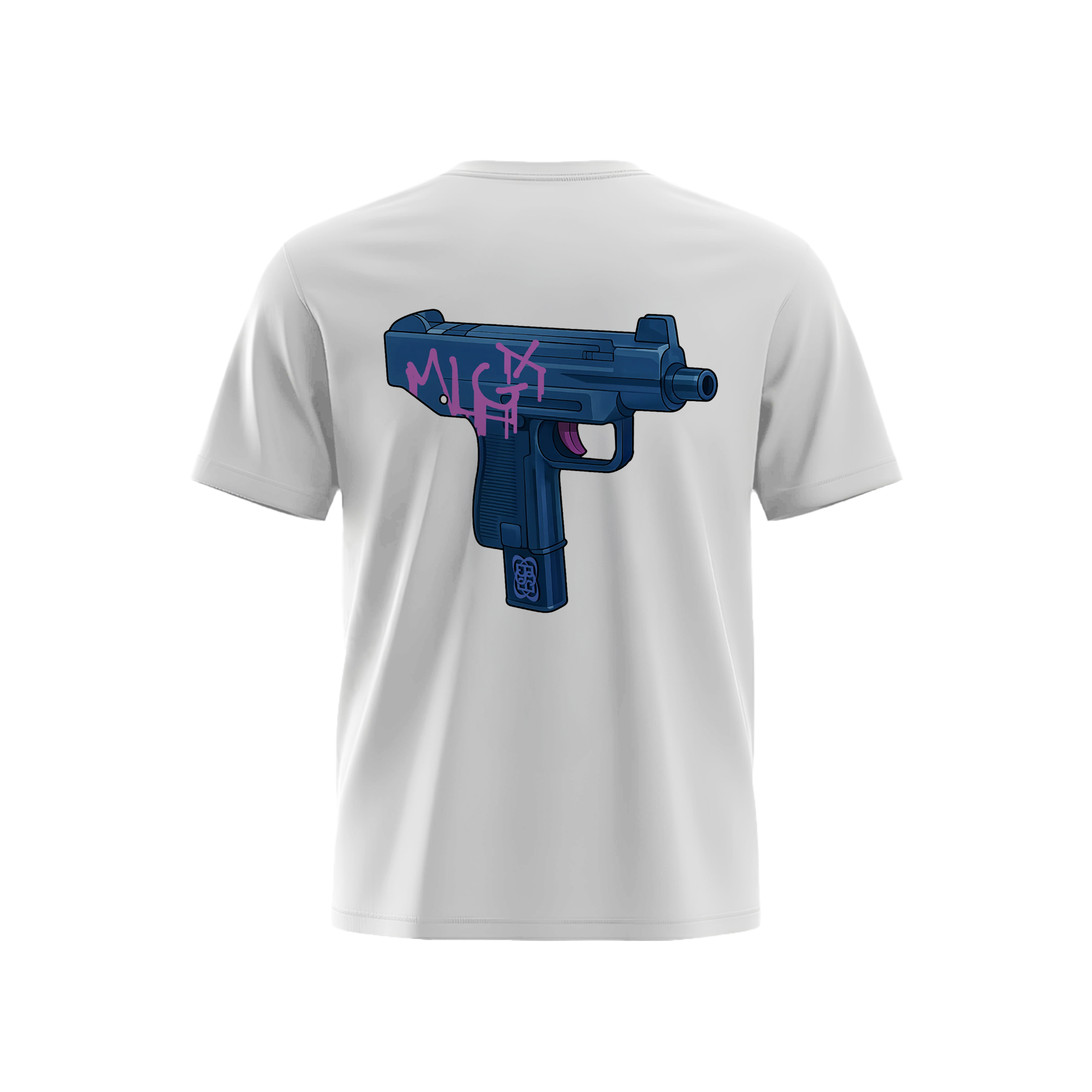 TEE SHIRT BLUE GUN