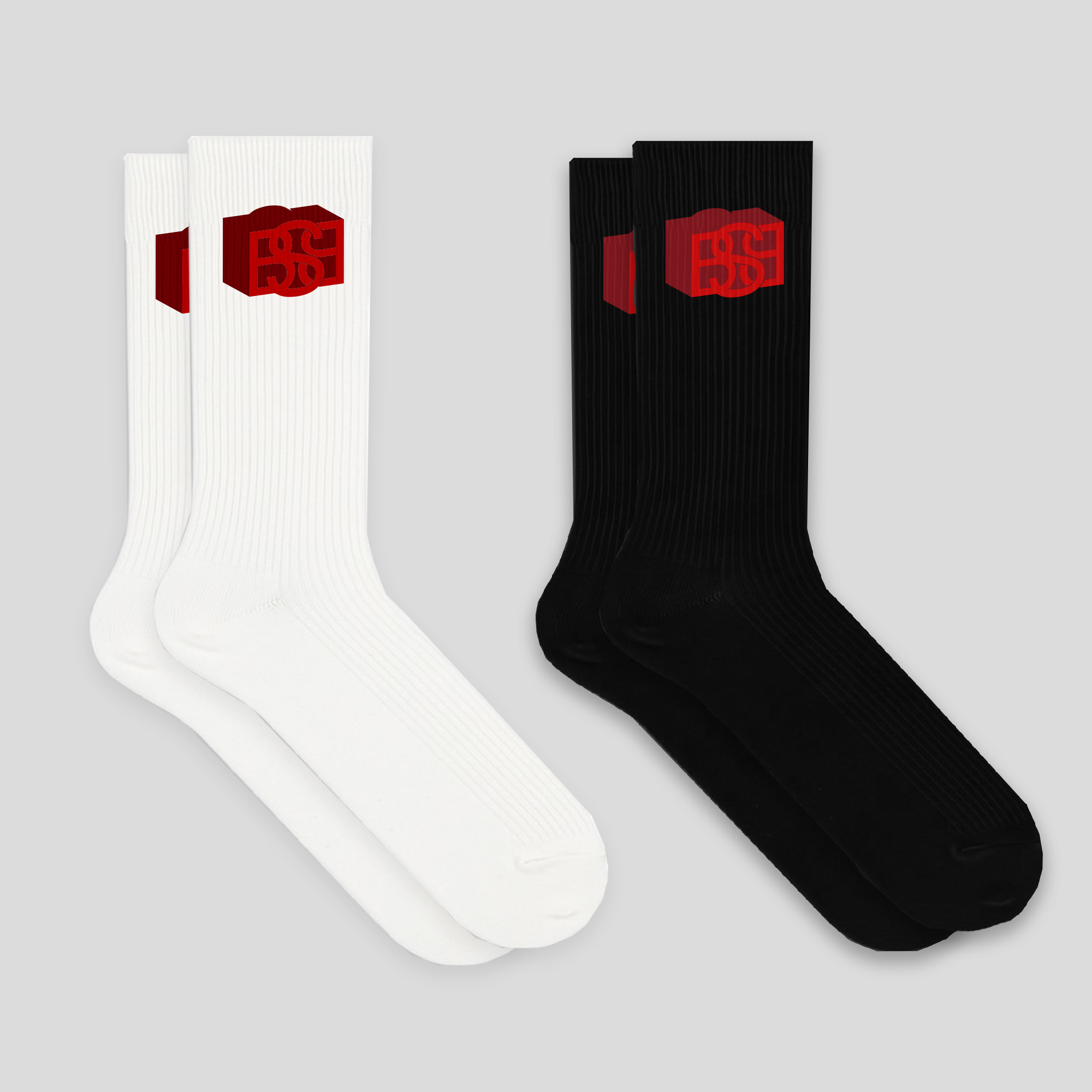 BSB 3D logo socks